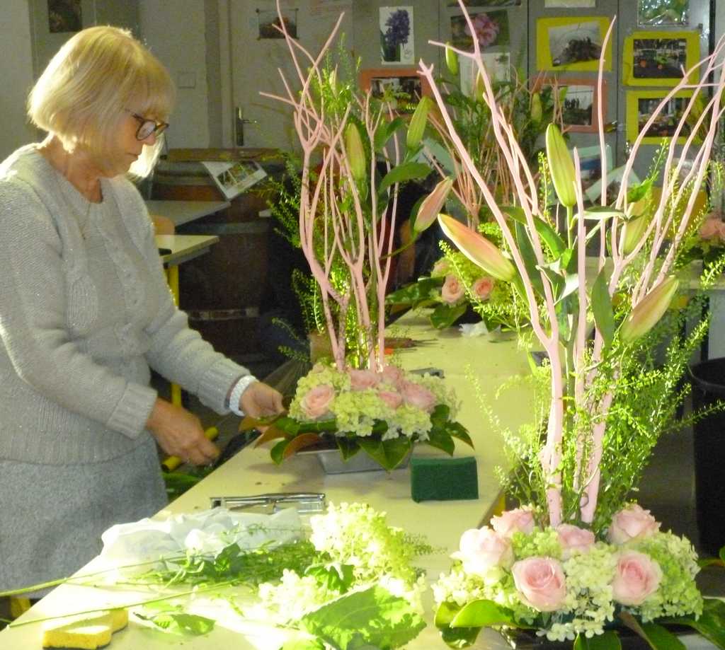 Lire la suite à propos de l’article Atelier Floral sur le thème d’octobre rose